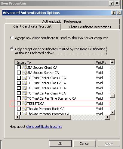 The TESTSTDCA