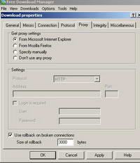 Free Download Manager Proxy Server Options