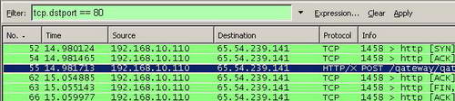 Wireshark "tcp.port eq 80 or tcp.port eq 443 " Filter