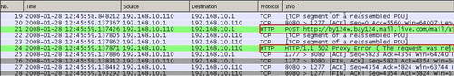 Wireshark File Submissions with HTML Forms Blocked Windows Live Mail