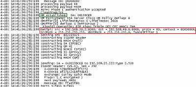 ISA - > Cisco 3640 Router Oakley.log: Wrong Proxy IDs