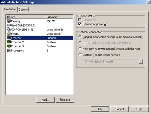 ISAMain VM Network Connection Adapter 1