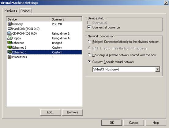 ISAMain VM Network Connection Adapter 3