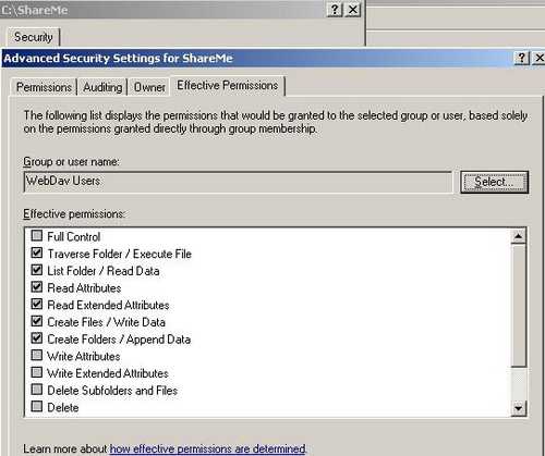 Effective Permissions