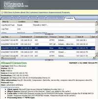 GET Method ISA Log