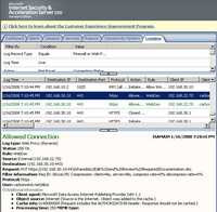 PUT Method ISA Log