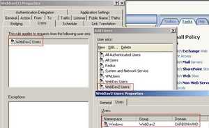 WebDav2 Users