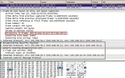 Point-to-Point GRE Tunnel Protected by IPsec ESP In Tunnel Mode: Ping