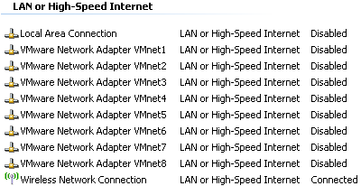 Host Machine's NICs