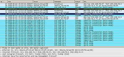 Wireshark Capture GRE/IPsec