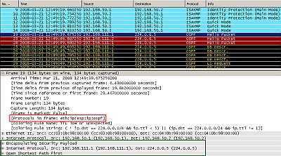 Cisco's Static IPsec Virtual Tunnel Interface: OSPF packets