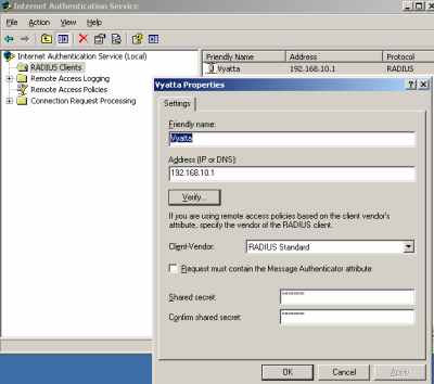 IAS RADIUS Client