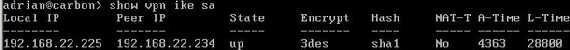 Vyatta show vpn ike sa