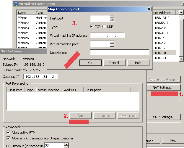 VMware Player Networking Options